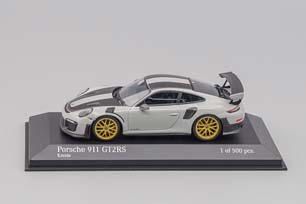 PORSCHE 911 (991/2) GT2 RS WITH GOLD RIMS 2018 LIGHTGREY — фото 5