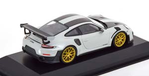PORSCHE 911 (991/2) GT2 RS WITH GOLD RIMS 2018 LIGHTGREY — фото 2