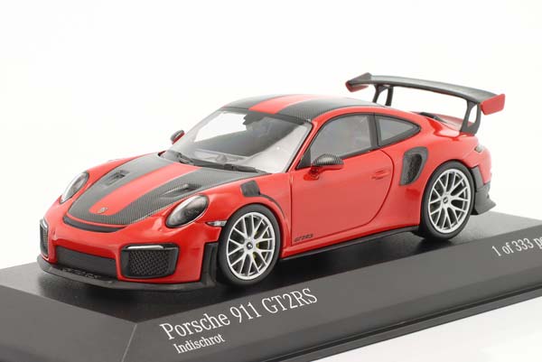 PORSCHE 911 (991/2) GT2 RS WITH SILVER RIMS 2018 RED