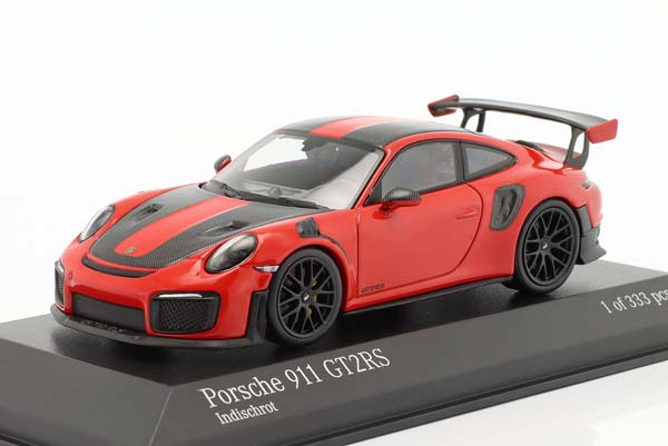 PORSCHE 911 (991/2) GT2 RS WITH BLACK RIMS 2018 RED