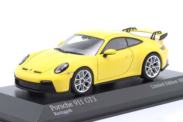 PORSCHE 911 (992) GT3 YEAR 2020 RACING YELLOW / ПОРШЕ 911 992 ГТ3 ЖЕЛТЫЙ