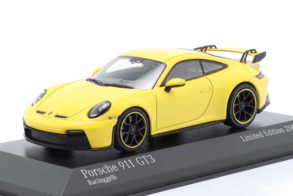 PORSCHE 911 (992) GT3 YEAR 2020 RACING YELLOW / ПОРШЕ 911 992 ГТ3 ЖЕЛТЫЙ