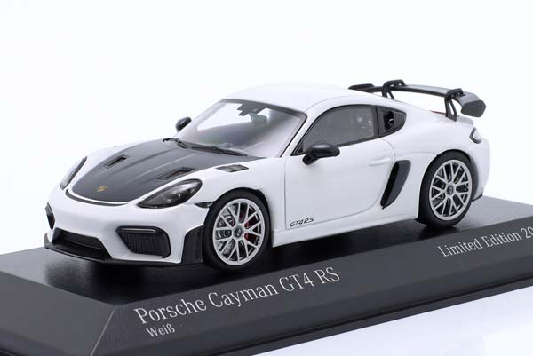 PORSCHE CAYMAN GT4 RS (982) RIMS SILVER 2021 WHITE CARBON