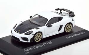 PORSCHE CAYMAN GT4 RS (982) NEODYM-RIMS 2021 WHITE BLACK