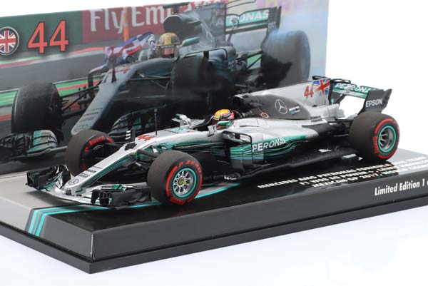 MERCEDES F1 W08 #44 MEXICO GP FORMULA 1 WORLD CHAMPION 2017 L. HAMILTON / МЕРСЕДЕС ФОРМУЛА-1 W08 ГРАН-ПРИ МЕКСИКИ ЧЕМПИОН МИРА ЛЬЮИС ХЭМИЛТОН