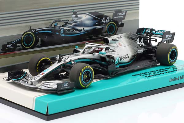 MERCEDES-AMG F1 W10 #44 WINNER BAHRAIN GP FORMULA 1 WORLD CHAMPION 2019 L. HAMILTON / МЕРСЕДЕС-АМГ ФОРМУЛА-1 W10 ПОБЕДИТЕЛЬ ГРАН-ПРИ БАХРЕЙНА ЧЕМПИОН МИРА ЛЬЮИС ХЭМИЛТОН