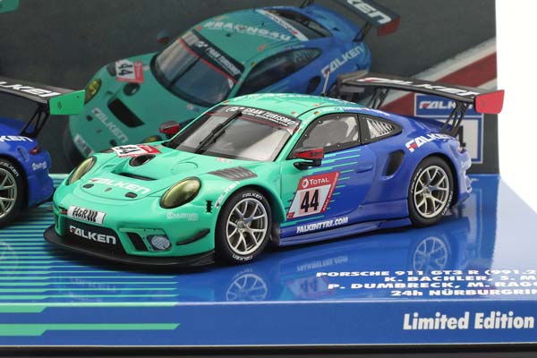 2-CAR SET PORSCHE 911 GT3 R #44 #33 24H NÜRBURGRING 2020 FALKEN MOTORSPORTS / 2-CAR СЕТ ПОРШЕ 911 ГТ3 24 ЧАСА НУРБУРГРИНГ ФАЛКЕН МОТОРСПОРЦ