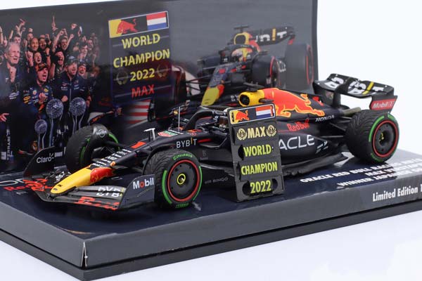 RED BULL RB18 #1 WINNER JAPAN GP FORMULA 1 WORLD CHAMPION 2022 MAX VERSTAPPEN / РЕД БУЛЛ RB18 ПОБЕДИТЕЛЬ ДЖАПАН ГРАН-ПРИ ФОРМУЛА-1 ЧЕМПИОН МИРА МАКС ВЕРСТАППЕН