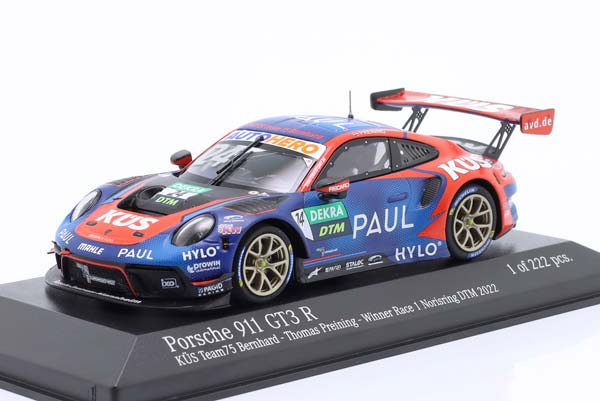 PORSCHE 911 GT3 R #24 WINNER NORISRING DTM 2022 KÜS TEAM75 PREINING / ПОРШЕ 911 ГТ3 ПОБЕДИТЕЛЬ НОРИСРИНГ ДТМ КУС TEAM75 ПРЕЙНИНГ