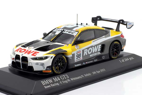 BMW M4 GT3 #98 WINNER 24H SPA 2023 ROWE RACING / БМВ M4 ГТ3 ПОБЕДИТЕЛЬ 24 ЧАСА СПА ROWE