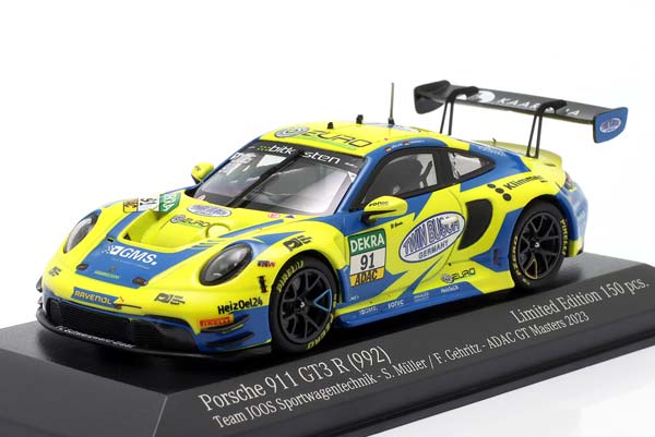 PORSCHE 911 GT3 R #91 ADAC GT MASTERS 2023 GEHRSITZ, MÜLLER / ПОРШЕ 911 ГТ3 ADAC GT МАСТЕРС ГЕХРСИЦ МУЛЛЕР