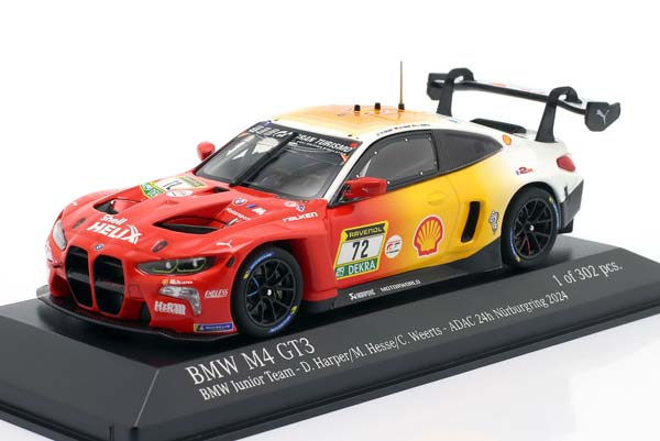 BMW M4 GT3 #72 3RD 24H NÜRBURGRING 2024 HARPER, HESSE, WEERTS / БМВ M4 ГТ3 3 МЕСТО 24 ЧАСА НУРБУРГРИНГ ХАРПЕР ХЕССЕ ВИРЦ