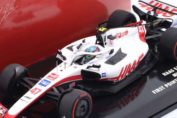 HAAS VF-22 #47 FIRST POINTS BRITISH GP FORMULA 1 2022 M. SCHUMACHER / ХААС VF-22 ПЕРВЫЙ ПОИНЦ ГРАН-ПРИ ВЕЛИКОБРИТАНИИ ФОРМУЛА-1 МИХАЭЛЬ ШУМАХЕР — фото 5