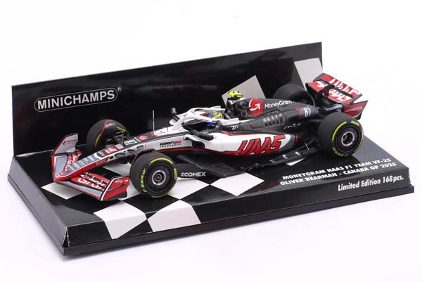 HAAS VF-25 #87 11TH CANADA GP FORMULA 1 2025 OLIVER BEARMAN / ХААС VF-25 11TH ГРАН-ПРИ КАНАДЫ ФОРМУЛА-1 ОЛИВЕР БЕРМАН — фото 3