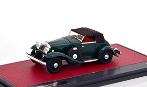 STUTZ DV32 SUPER BEARCAT WITH SOFTTOP 1932 DARKGREEN — фото 1