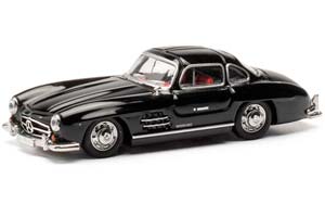 MERCEDES-BENZ 300 SL GULLWING W198 ЧЕРНЫЙ (ДЛИНА МОДЕЛИ 3-5 СМ)