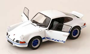 PORSCHE 911 CARRERA RSR COUPE 1973 WHITE / BLUE / ПОРШЕ 911 КАРРЕРА РСР КУПЕ БЕЛЫЙ СИНИЙ — фото 3
