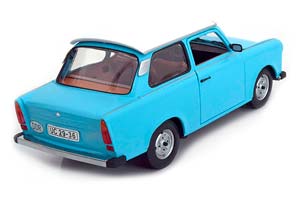 TRABANT 601 DE LUXE 1965, GREY LIGHT BLUE — фото 2