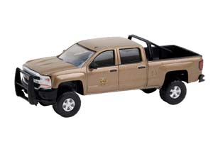 CHEVROLET SILVERADO 1500 WASHINGTON STATE DEPARTMENT OF FISH & WILDLIFE POLICE 2017 (ДЛИНА МОДЕЛИ 6-10 СМ)