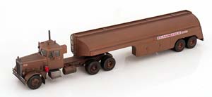 PETERBILT 281 MIT TANKAUFLIEGER FROM THE MOVIE DUEL 1957 MATT-BROWN