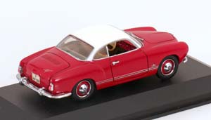 VW VOLKSWAGEN KARMANN GHIA COUPE 1955-1959 RED WHITE — фото 2