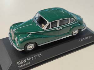 BMW 502 1953 ЗЕЛЕНЫЙ (БОКС МОЖЕТ ИМЕТЬ ПОТЕРТОСТИ ИЛИ ТРЕЩИНЫ)