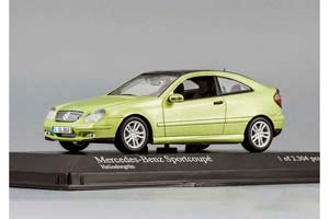 MERCEDES C-CLASS SPORTS COUPE CL203 2001 GREEN MET. — фото 6