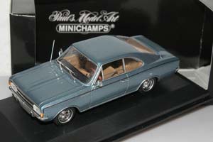 OPEL REKORD C COUPE 1966 BLUE METALLIC — фото 3