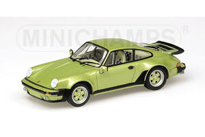 PORSCHE 911 TURBO 1977 LIGHT GREEN-METALLIC — фото 2