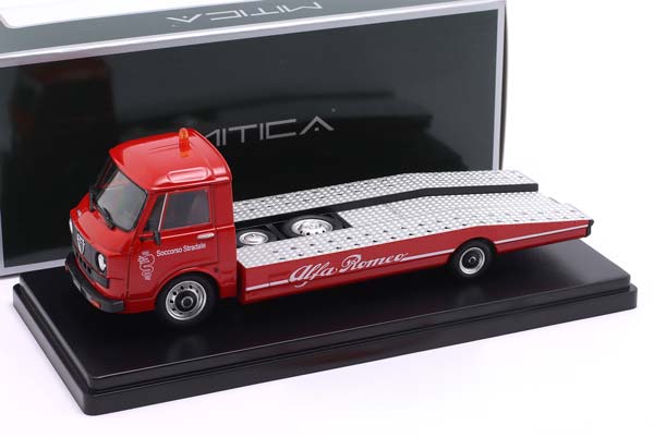 ALFA ROMEO A12 (F12) ABSCHLEPPWAGEN SOCCORSO STRADALE 1977 RED / WHITE / АЛЬФА РОМЕО A12 F12 АБШЛЕППВАГЕН СОККОРСО СТРАДАЛЕ КРАСНЫЙ БЕЛЫЙ — фото 3
