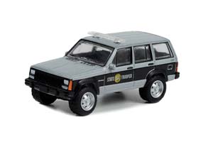 JEEP CHEROKEE 4Х4 NORTH CAROLINA HIGHWAY PATROL STATE TROOPER 1995 (ДЛИНА МОДЕЛИ 6-10 СМ)
