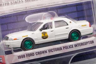 FORD CROWN VICTORIA POLICE INTERCEPTOR "UNITED STATES SECRET SERVICE POLICE" 1998 (GREENLIGHT!!!) (ДЛИНА МОДЕЛИ 6-10 СМ) — фото 2