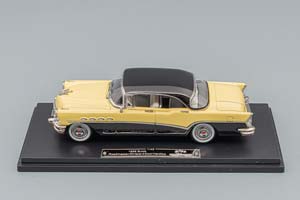 BUICK ROADMASTER RIVERA 4 DOOR HARDTOP 1956, YELLOW / BLACK — фото 3