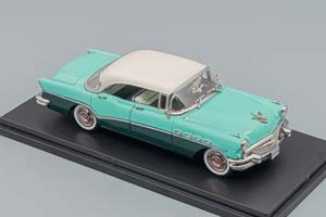 BUICK ROADMASTER RIVERA 4 DOOR HARDTOP 1956, GREEN / DARK GREEN / WHITE — фото 4