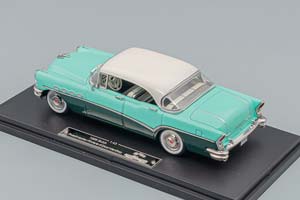 BUICK ROADMASTER RIVERA 4 DOOR HARDTOP 1956, GREEN / DARK GREEN / WHITE — фото 5
