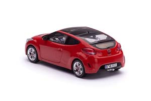HYUNDAI VELOSTER 2013 КРАСНЫЙ С ЧЕРНЫМ — фото 6