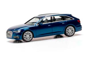 AUDI A6 AVANT СИНИЙ (ДЛИНА МОДЕЛИ 3-5 СМ)