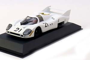 PORSCHE 917L NO 21 24H LE MANS TRIALS 1971 WHITE — фото 1