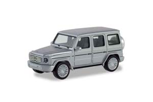 MERCEDES-AMG G63 W463 II 2018 СЕРЕБРИСТЫЙ МЕТАЛЛИК (ДЛИНА МОДЕЛИ 3-5 СМ)