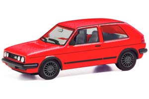 VW VOLKSWAGEN GOLF GTI (GOLF II) КРАСНЫЙ (ДЛИНА МОДЕЛИ 3-5 СМ)