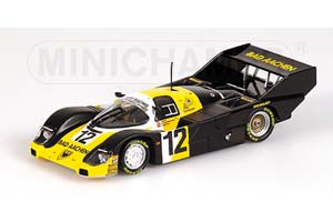PORSCHE 956K BAD AACHEN 1000KM MONZA #12 V.MERL/D.SCHORNSTEIN/J.WINTER 1984 ЧЕРНЫЙ С ЖЕЛТЫМ