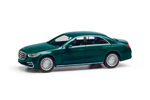 MERCEDES-BENZ S-KLASSE AMG-LINE W223 2021 ЗЕЛЕНЫЙ (ДЛИНА МОДЕЛИ 3-5 СМ) — фото 3