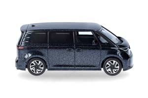 VW VOLKSWAGEN ID BUZZ ТЕМНО-СИНИЙ МЕТАЛЛИК (ДЛИНА МОДЕЛИ 3-5 СМ) — фото 3