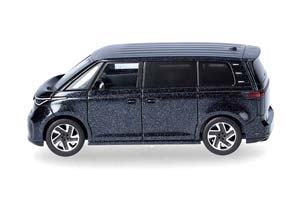 VW VOLKSWAGEN ID BUZZ ТЕМНО-СИНИЙ МЕТАЛЛИК (ДЛИНА МОДЕЛИ 3-5 СМ) — фото 4