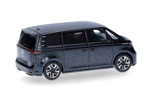 VW VOLKSWAGEN ID BUZZ ТЕМНО-СИНИЙ МЕТАЛЛИК (ДЛИНА МОДЕЛИ 3-5 СМ) — фото 2