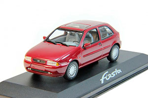 FORD FIESTA 3-DOOR 1996 DARK RED