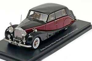 ROLLS-ROYCE SILVER WRAITH HOOPER EMPRESS LINE 1956 DARKRED BLACK