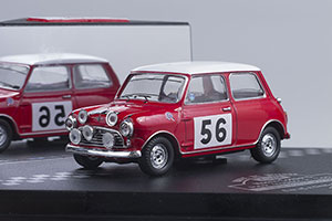 MORRIS COOPER S #56 P.HOPKIRKH.LIDDON RALLY MONTE-CARLO 1965 — фото 4
