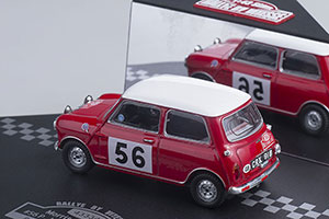 MORRIS COOPER S #56 P.HOPKIRKH.LIDDON RALLY MONTE-CARLO 1965 — фото 2