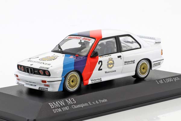 BMW M3 (E30) #2 DTM CHAMPION 1987 ERIC VAN DE POELE / БМВ M3 E30 ДТМ ЧЕМПИОН ЕРИК ВАН ДЕ ПОЕЛЕ